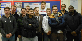 Students that completed NVQ level 3 in February 2014